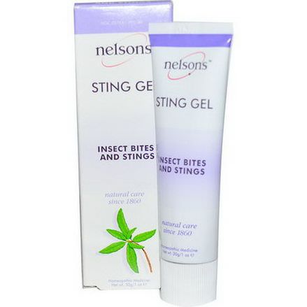 Nelson Bach USA, Sting Gel, Insect Bites and Stings 30g