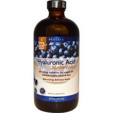 Neocell, Hyaluronic Acid, Blueberry Liquid 473ml