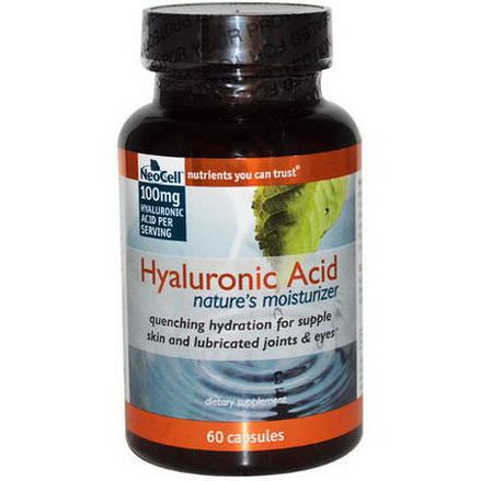 Neocell, Hyaluronic Acid, Nature's Moisturizer, 60 Capsules