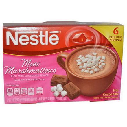 Nestle Hot Cocoa Mix, Mini Marshmallows, Rich Milk Chocolate Flavor, 6 Envelopes 20.2g Each