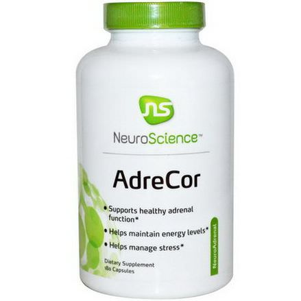 NeuroScience, Inc. AdreCor, 180 Capsules