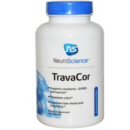 NeuroScience, Inc. TravaCor, 120 Capsules