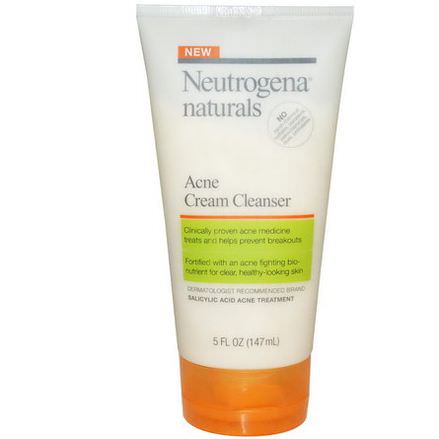 Neutrogena Naturals, Acne Cream Cleanser 147ml