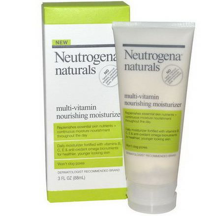 Neutrogena Naturals, Multi-Vitamin Nourishing Moisturizer 88ml