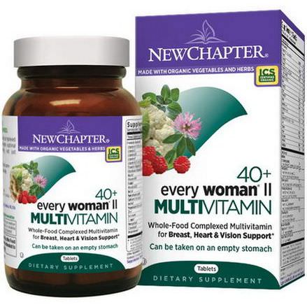 New Chapter, 40+ Every Woman II, Multivitamin, 96 Tablets