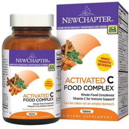 New Chapter, Activated C Food Complex, 180 Tablets