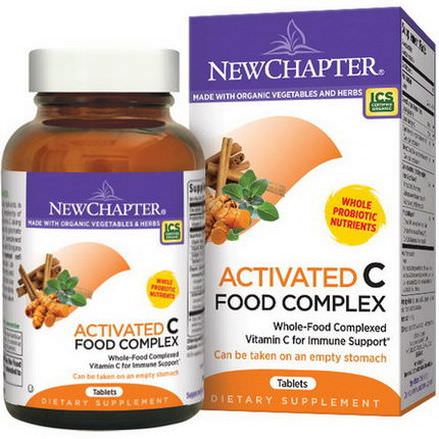 New Chapter, Activated C Food Complex, 90 Tablets