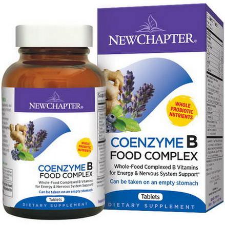 New Chapter, Coenzyme B, Food Complex, 180 Tablets