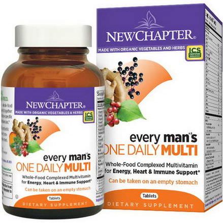 New Chapter, Every Man's One Daily Multi, 96 Tablets