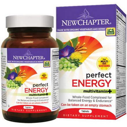 New Chapter, Perfect Energy Multivitamin, 72 Tablets