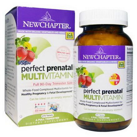 New Chapter, Perfect Prenatal Multivitamin, 270 Tablets