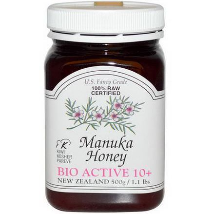 New Zealand Honey, 100% Raw Certified Manuka Honey, Bio Active 10+ 500g