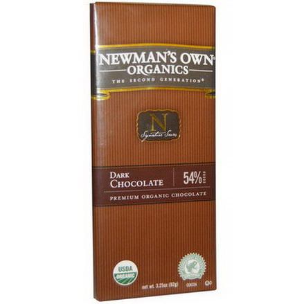 Newman's Own Organics, Dark Chocolate Bar 92g