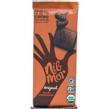 Nibmor, Organic, Dark Chocolate, Original 62g