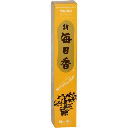 Nippon Kodo, Morning Star, Mimosa Incense, 50 Sticks&Holder