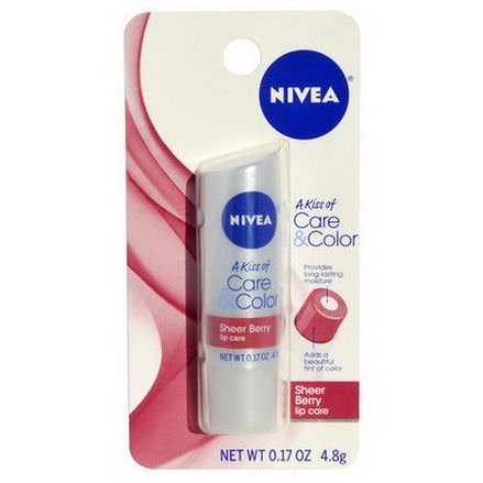 Nivea, A Kiss of Care&Color, Sherry Berry Lip Care 4.8g