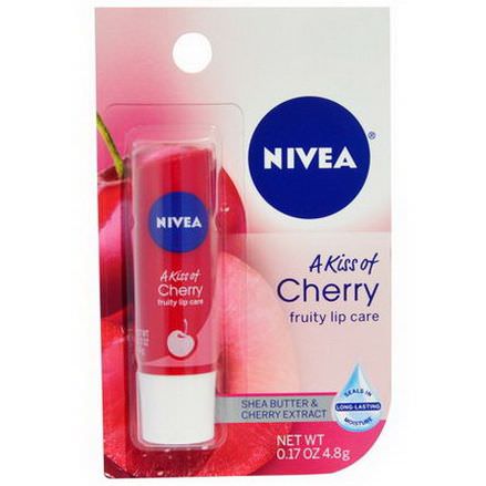 Nivea, A Kiss of Cherry, Fruity Lip Care 4.8g