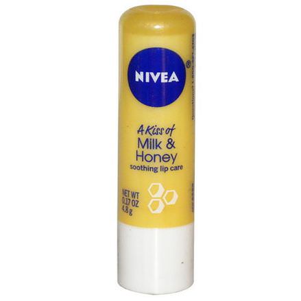Nivea, A Kiss of Milk&Honey, Soothing Lip Care 4.8g