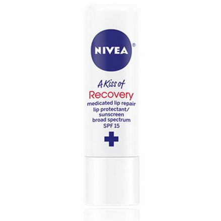 Nivea, A Kiss of Recovery, Medicated Lip Repair, SPF 15 4.8g