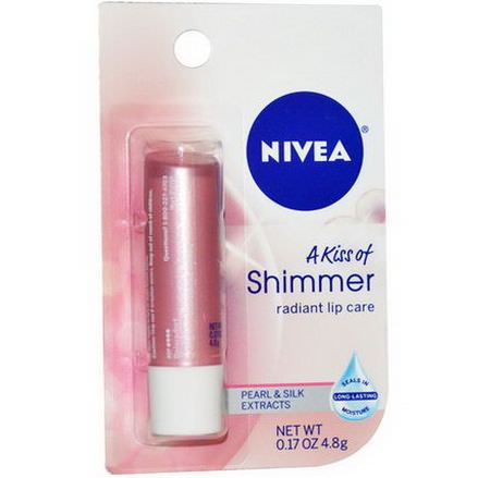 Nivea, A Kiss of Shimmer, Radiant Lip Care 4.8g