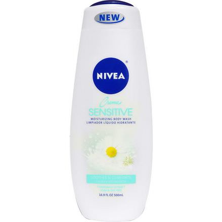 Nivea, Cream Sensitive, Moisturizing Body Wash 500ml