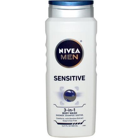 Nivea, Sensitive Body Wash for Men 500ml
