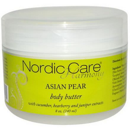 Nordic Care, LLC. Harmony, Body Butter, Asian Pear 240ml