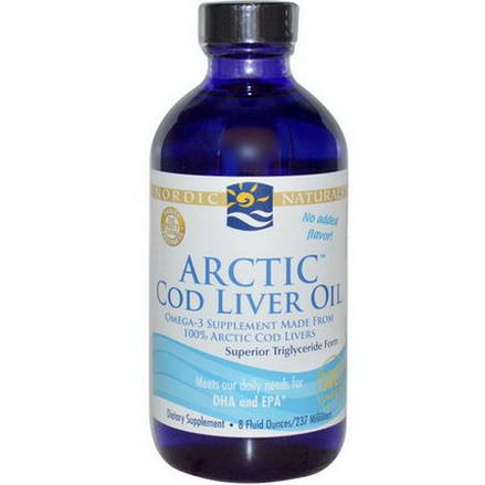 Nordic Naturals, Arctic Cod Liver Oil 237ml
