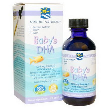 Nordic Naturals, Baby's DHA, with Vitamin D3 60ml