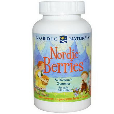 Nordic Naturals, Nordic Berries, Multivitamin Gummies, 120 Count