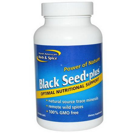 North American Herb&Spice Co. Black Seed plus, 90 Veggie Caps