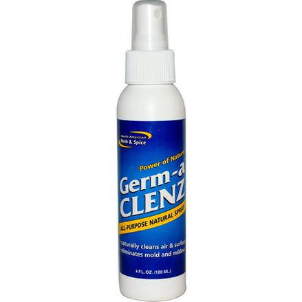North American Herb&Spice Co. Germ-a Clenz, All Purpose Natural Spray 120ml