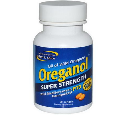 North American Herb&Spice Co. Oreganol, Super Strength, 60 Softgels