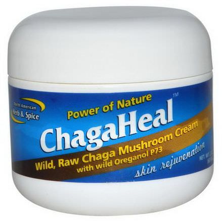 North American Herb&Spice Co. Power of Nature, ChagaHeal, Skin Rejuvenation 60ml