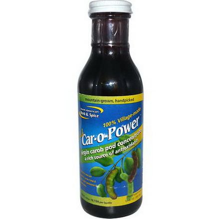 North American Herb&Spice Co. Wild Car-o-Power, Virgin Carob Pod Concentrate 355ml