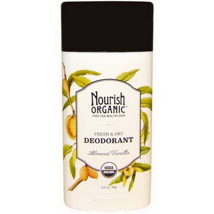 Nourish Organic, Fresh&Dry Deodorant, Almond Vanilla 62g
