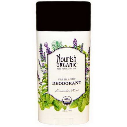 Nourish Organic, Fresh&Dry Deodorant, Lavender Mint 62g