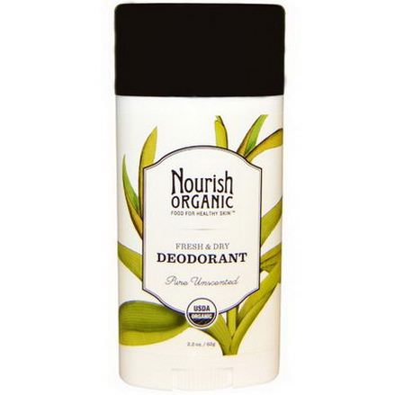 Nourish Organic, Fresh&Dry Deodorant, Pure Unscented 62g