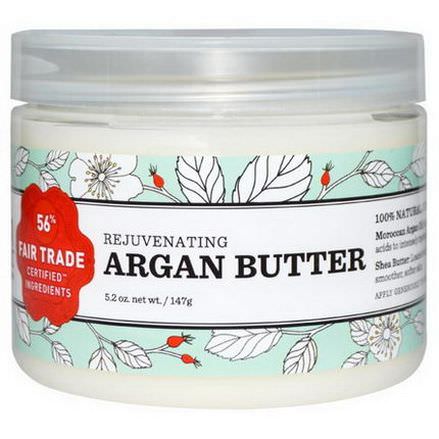 Nourish Organic, Rejuvenating Argan Butter 147g