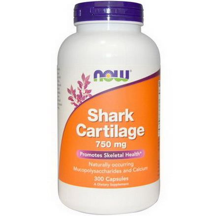 Now Foods, Shark Cartilage, 750mg, 300 Capsules
