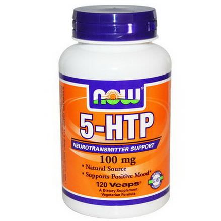 Now Foods, 5-HTP, 100mg, 120 Vcaps