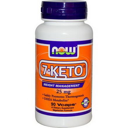 Now Foods, 7-KETO, 25mg, 90 Vcaps