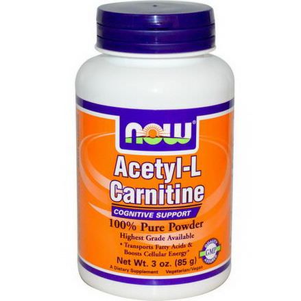 Now Foods, Acetyl-L-Carnitine 85g