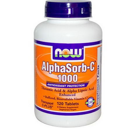 Now Foods, AlphaSorb-C 1000, 120 Tablets