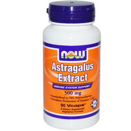 Now Foods, Astragalus Extract, 500mg, 90 Vcaps