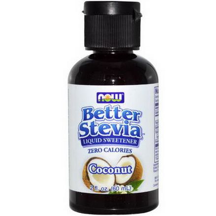 Now Foods, Better Stevia Liquid Sweetener, Coconut 60ml