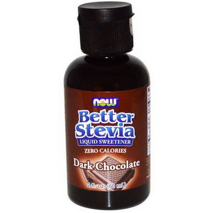 Now Foods, Better Stevia, Liquid Sweetener, Dark Chocolate 60ml