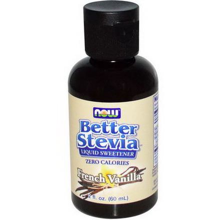 Now Foods, Better Stevia Liquid Sweetener, French Vanilla 60ml