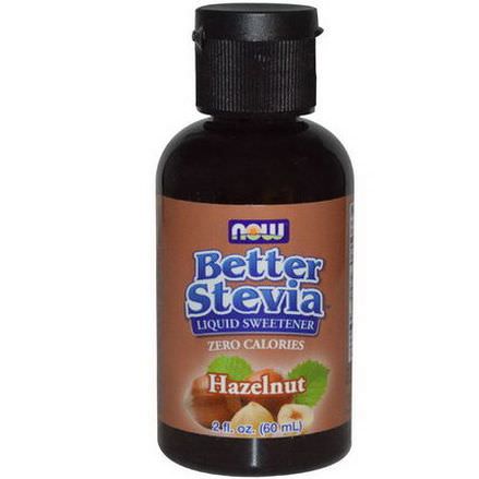 Now Foods, Better Stevia Liquid Sweetener, Hazelnut 60ml