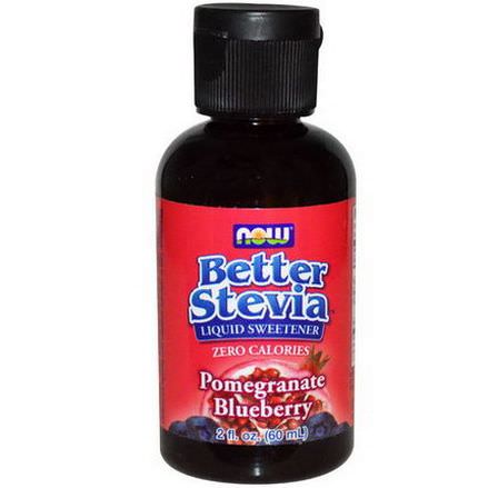 Now Foods, Better Stevia Liquid Sweetener, Pomegranate Blueberry 60ml